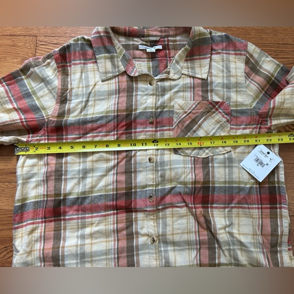 O’Neill Women’s Logan Long Sleeve Flannel Shirt - Size M - NEW WITH TAGS - Picture 6 of 8